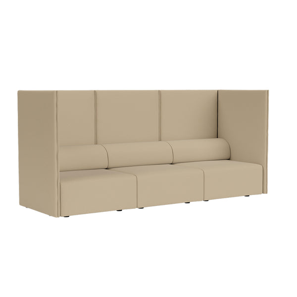 Palo Block 3-seater Sofa High Back Autumn 221 (UK)