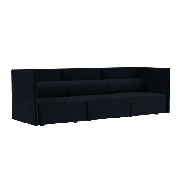 Palo Block 3-seater Sofa Medium Back Velluto Coex VL30