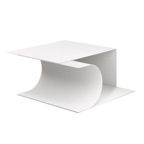 Glyph Side Table Alpha Grey White